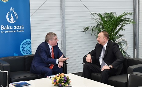 Ilham Aliyev met with President of International Olympic Committee Thomas Bach 